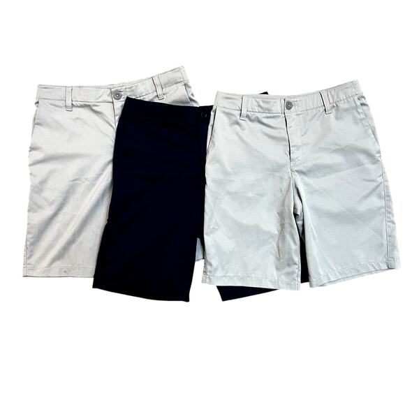 Under Armour Match Play Golf Uniform Shorts LOT of 3 Blue & Gray Size Large - Picture 1 of 5